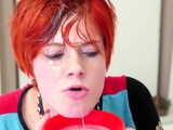Fuck the carpet suck Cummie, the Painal Cum Cat