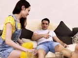 SISPORN. Guy wins bet and enjoys awesome sex with stepsister