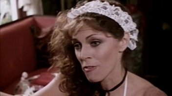Classic pornstar legend Annette Haven giving a blowjob
