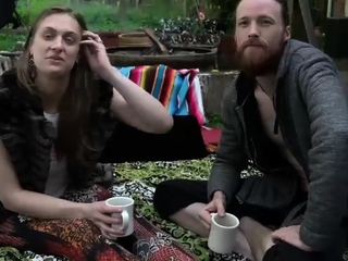 Hippies Having Fun In The Forest…