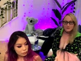 Blonde euro lesbians lick pussy like ice cream