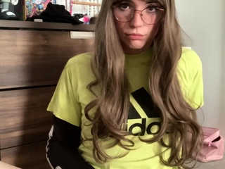 Amateur Solo Shemale Masturbation