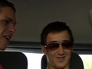Impure homo boys go hardcore in a car fucking awesomely hard