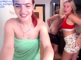 Hot blonde teen exploring her lesbian curiosities