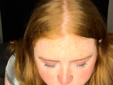 Redhead teen chick toys pussy in the jacuzzi