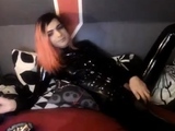 Redhead beautiful girl solo