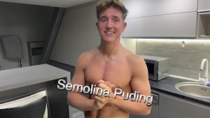 Semolina Puding , Naked Cooking