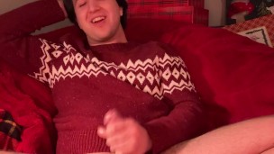 Home from College JOI, Cum on Christmas  Sweater
