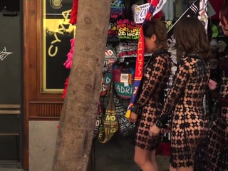 Public BDSM sluts whipped and fucked in orgy for voyeurs