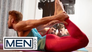 MEN – Hot Morning Yoga Session With Hung Young Studs Felix Fox & Tayler Tash And Olivier Robert