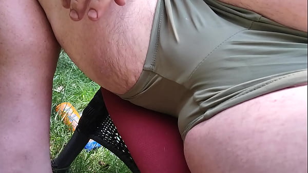 Pissing myself outside