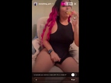 Amateur redhead masturbates then gives a blowjob