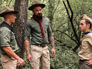 Two DILFs teach Scout a lesson