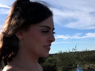 Blowjob fucking cumshot outdoors