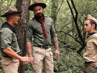 DILF gives naughty scout a punishment