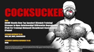 [Audio] Cocksucker Training – Be the Best!