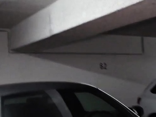 Underground parking sex while standing with a cute party
