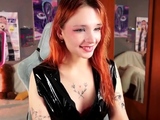 Solo pussy toying redhead sexy close up masturbation action