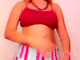 Amateur redhead shaves and masturbates