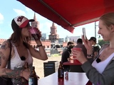 Real outdoor lesbians lick pussy
